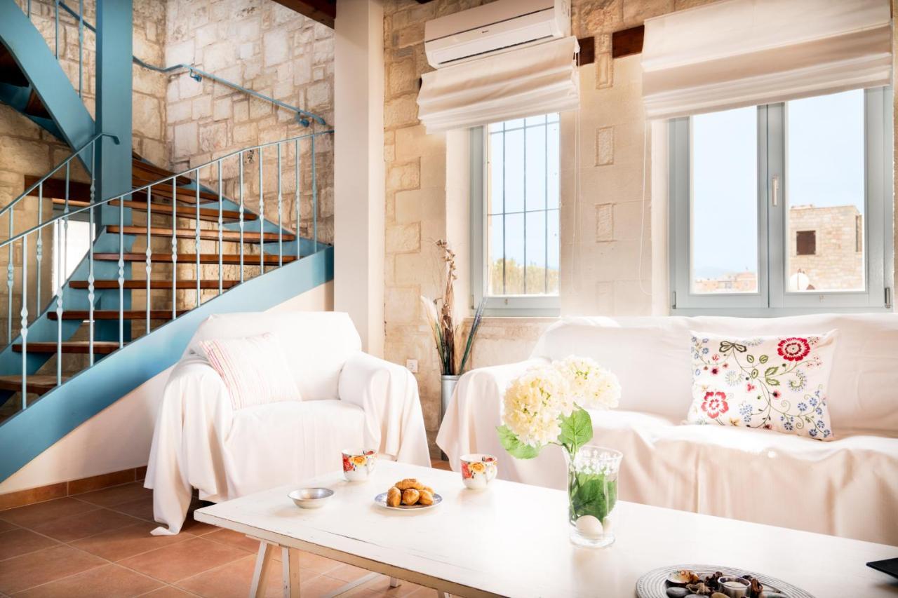 Beachfront Villa Turquoise With Private Pool, Bbq And Ping Pong Table Chania  Exterior foto